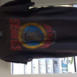 Vintage 1990 Sturgis motor classic rally and races tee